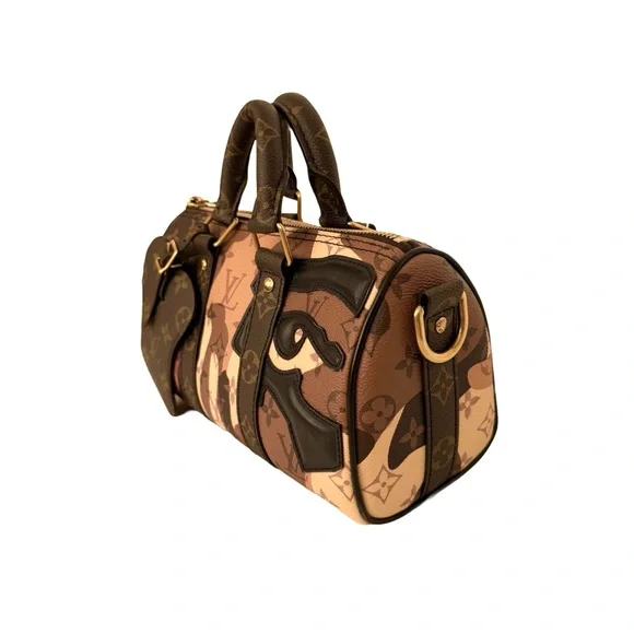 Louis Vuitton x KidSuper Keepall 25 Portrait Monogram Brown Limited Edition - Picture 3 of 16